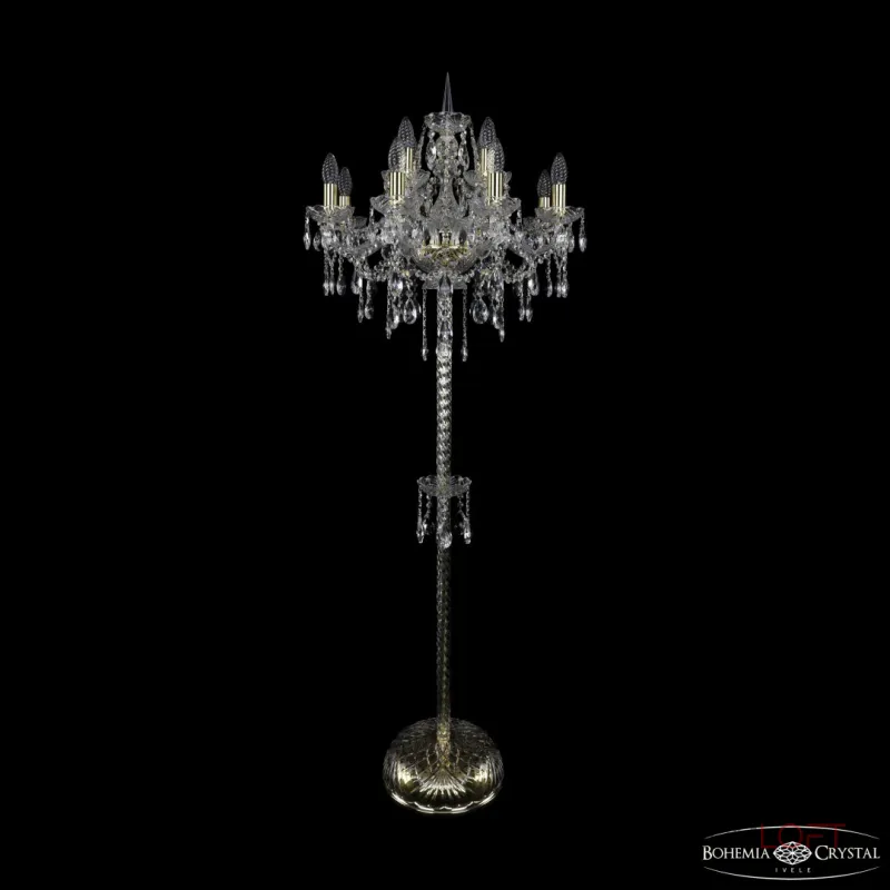 Торшер Bohemia Ivele Crystal 1415 1415T2/8+4/200-165 G