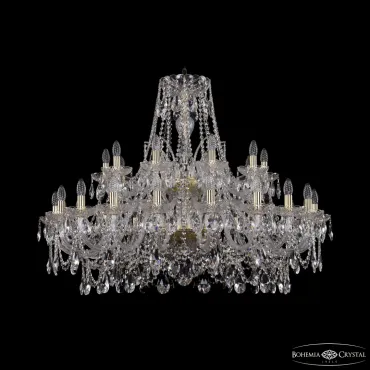 Подвесная люстра Bohemia Ivele Crystal 1411 1411/20+10/400/2d G