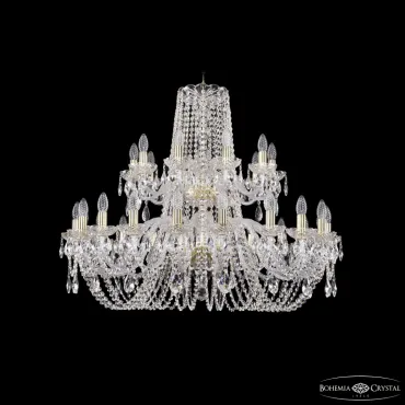 Подвесная люстра Bohemia Ivele Crystal 1402 1402/20+10/360/2d G