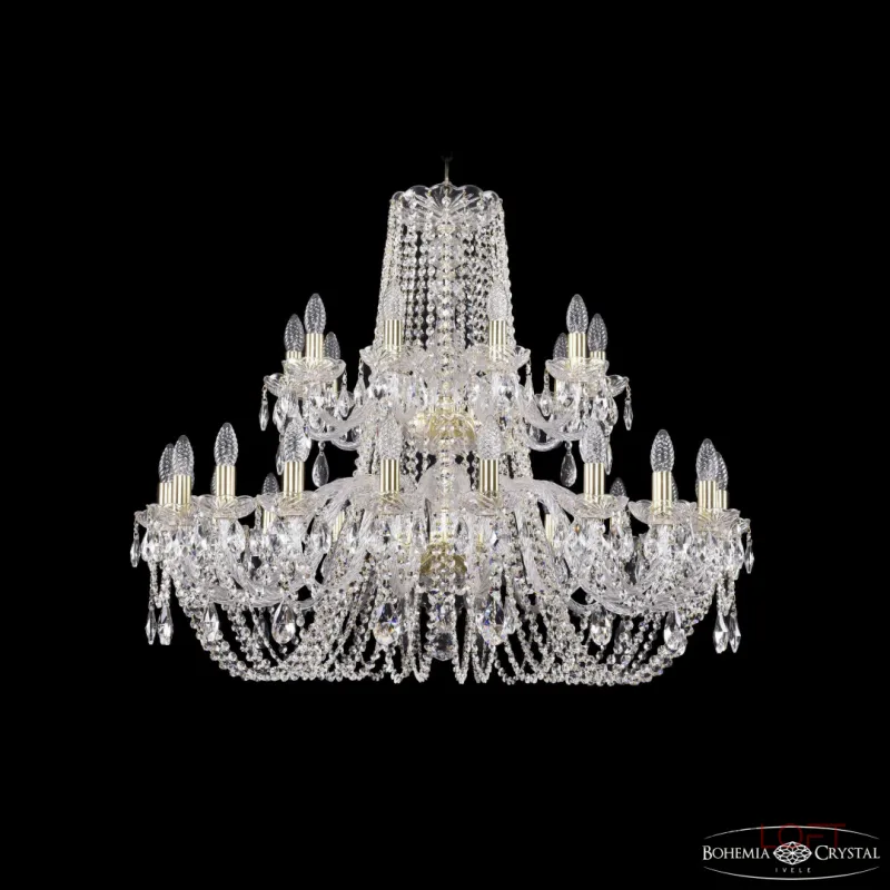 Подвесная люстра Bohemia Ivele Crystal 1402 1402/20+10/360/2d G