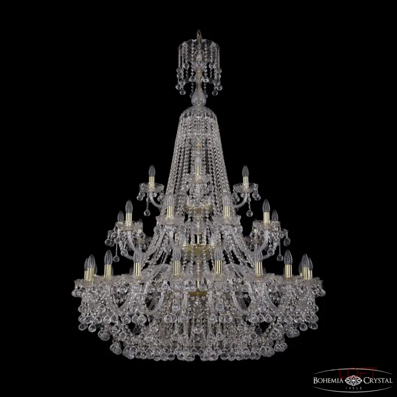 Подвесная люстра Bohemia Ivele Crystal 1409 1409/20+10+5/400/XL-159/3d G Подвесная люстра Bohemia Ivele Crystal 1409 1409/20+10+5/400/XL-159/3d G