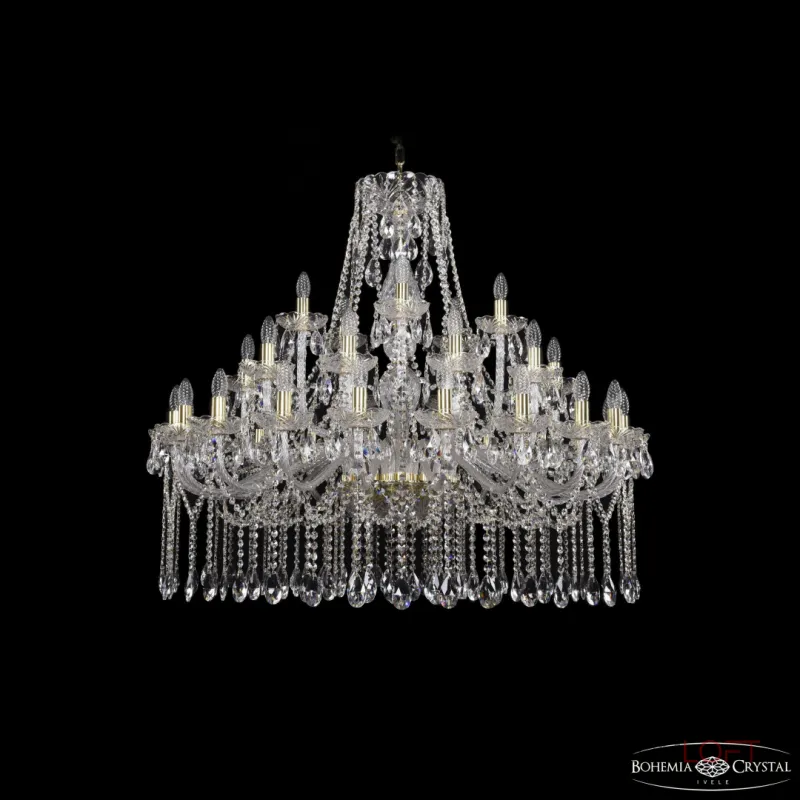 Подвесная люстра Bohemia Ivele Crystal 1413 1413/20+10+5/400 G Подвесная люстра Bohemia Ivele Crystal 1413 1413/20+10+5/400 G