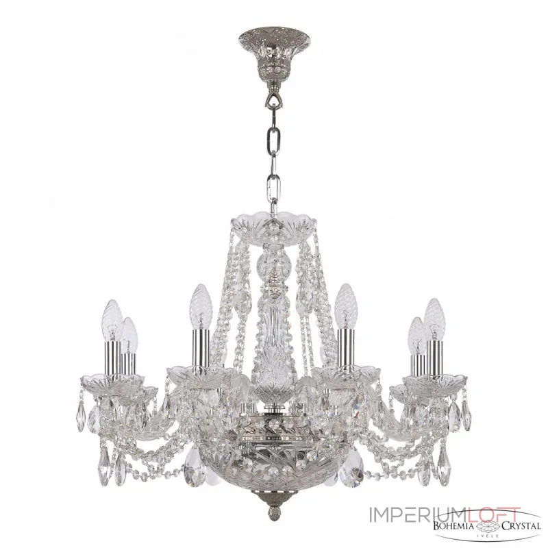 Подвесная люстра Bohemia Ivele Crystal 1451 1451/8/160/250 Ni Подвесная люстра Bohemia Ivele Crystal 1451 1451/8/160/250 Ni