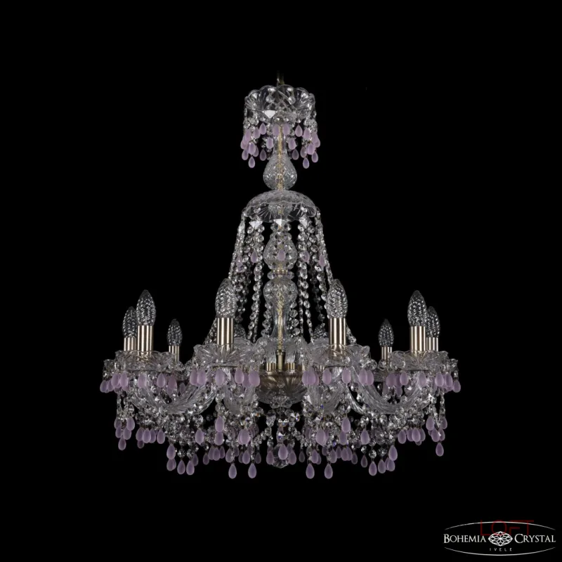 Подвесная люстра Bohemia Ivele Crystal 1410 1410/10/240/XL-74 Pa V7010