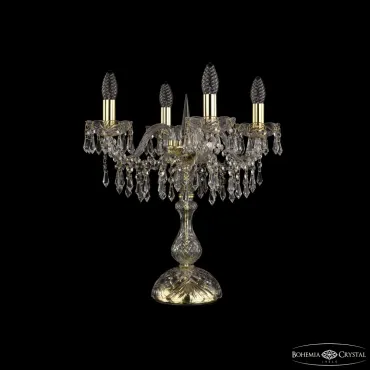 Настольная лампа Bohemia Ivele Crystal 1403 1403L/4/141-47 G