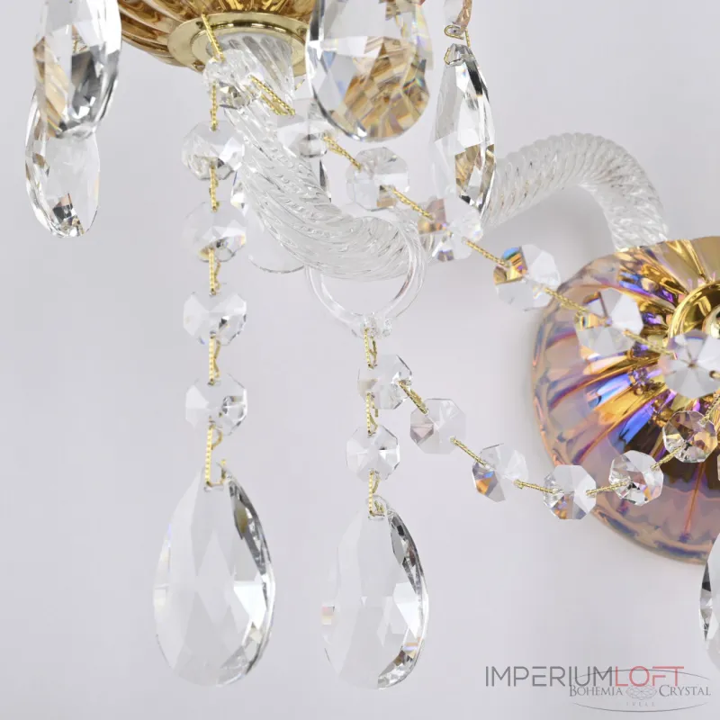 Бра Bohemia Ivele Crystal 5413 5413B/2/165 G Shampan/M-1H