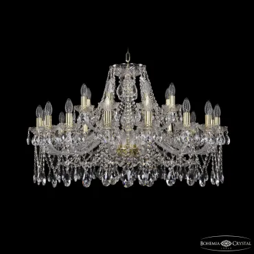 Подвесная люстра Bohemia Ivele Crystal 1413 1413/16+8/360 G