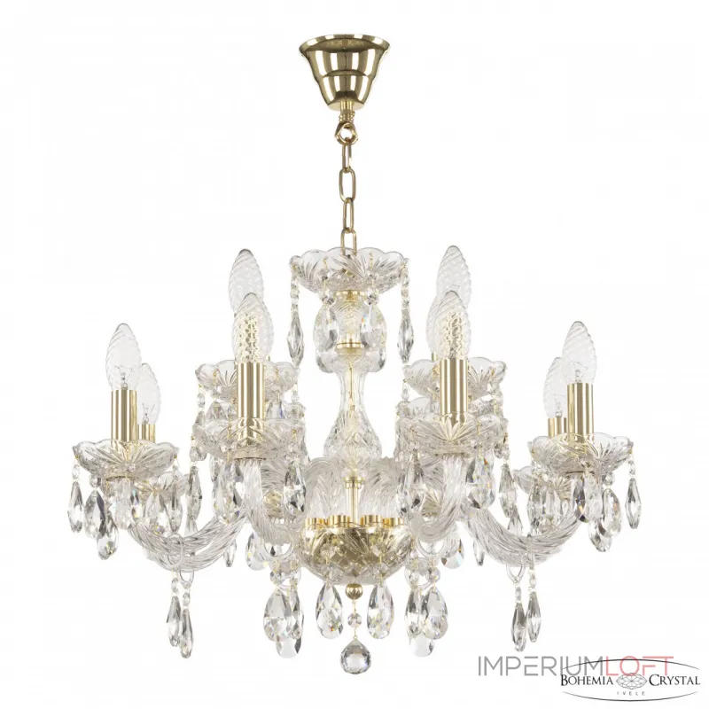 Подвесная люстра Bohemia Ivele Crystal 117 117/8+4/195 G