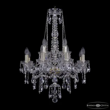 Подвесная люстра Bohemia Ivele Crystal 1415 1415/8+4/200/h-75 G Подвесная люстра Bohemia Ivele Crystal 1415 1415/8+4/200/h-75 G