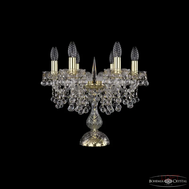 Настольная лампа Bohemia Ivele Crystal 1409 1409L/6/141-39 G Настольная лампа Bohemia Ivele Crystal 1409 1409L/6/141-39 G
