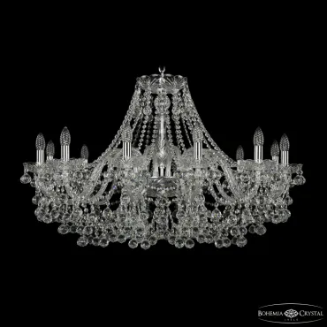 Подвесная люстра Bohemia Ivele Crystal 1409 1409/12/360 Ni