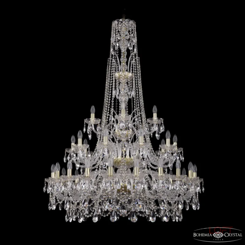Подвесная люстра Bohemia Ivele Crystal 1411 1411/20+10+5/400/XL-155/3d G Подвесная люстра Bohemia Ivele Crystal 1411 1411/20+10+5/400/XL-155/3d G