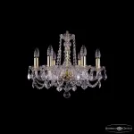 Подвесная люстра Bohemia Ivele Crystal 1402 1402/6/160 G Leafs