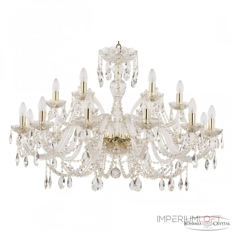 Подвесная люстра Bohemia Ivele Crystal 105 105/12+6/360 G