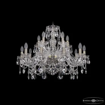 Подвесная люстра Bohemia Ivele Crystal 1411 1411/10+5/240 Pa