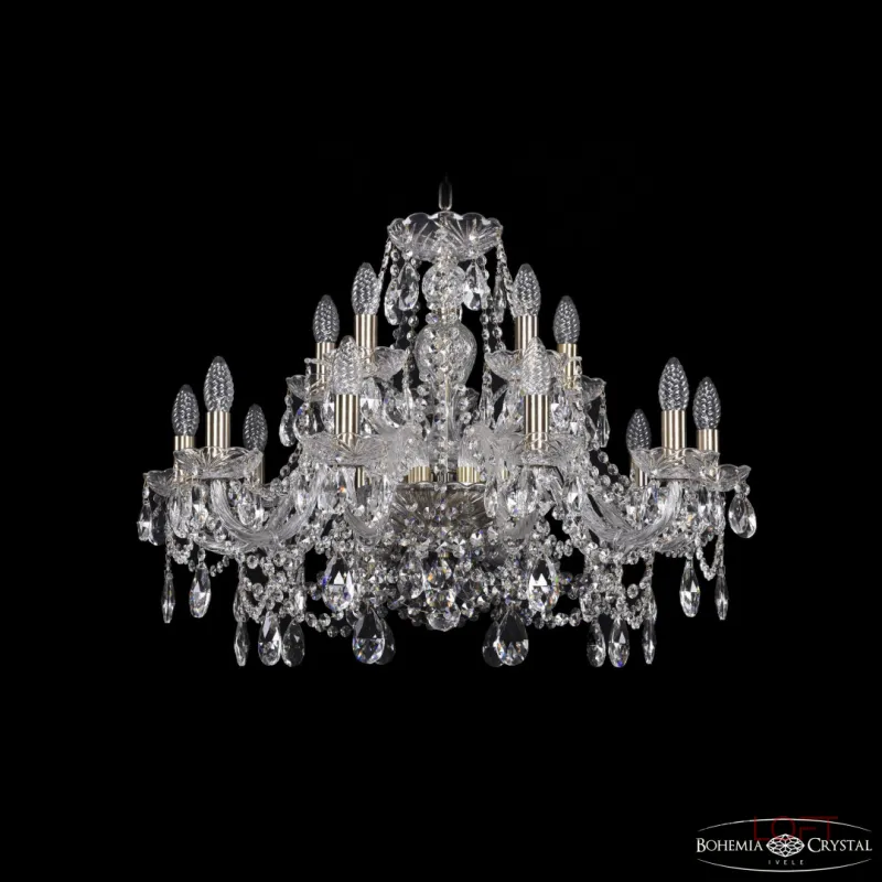 Подвесная люстра Bohemia Ivele Crystal 1411 1411/10+5/240 Pa Подвесная люстра Bohemia Ivele Crystal 1411 1411/10+5/240 Pa