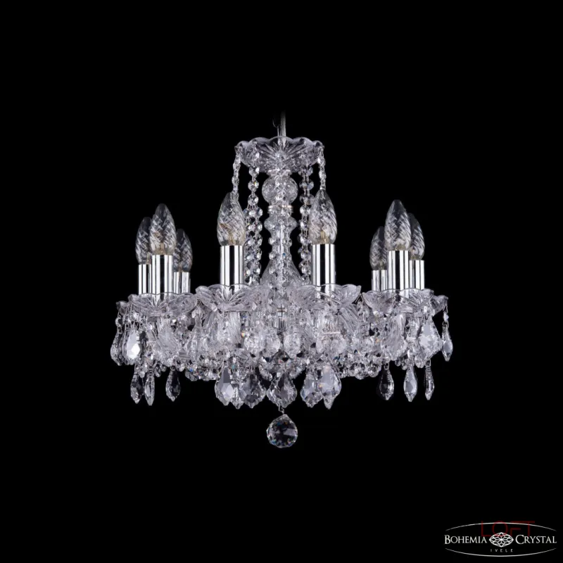 Подвесная люстра Bohemia Ivele Crystal 1402 1402/10/141 Ni Leafs