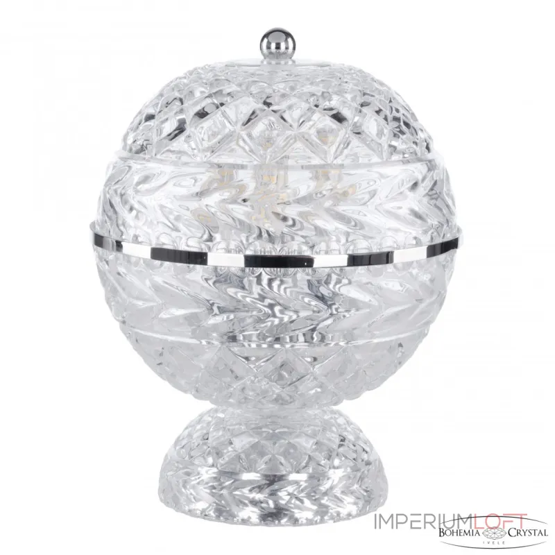Настольная лампа Bohemia Ivele Crystal 5480 5480L/17 Ni Clear/M-1F Настольная лампа Bohemia Ivele Crystal 5480 5480L/17 Ni Clear/M-1F