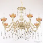 Подвесная люстра Bohemia Ivele Crystal AL7901 AL79101/8/250 A WMG P Shampan/M-1G
