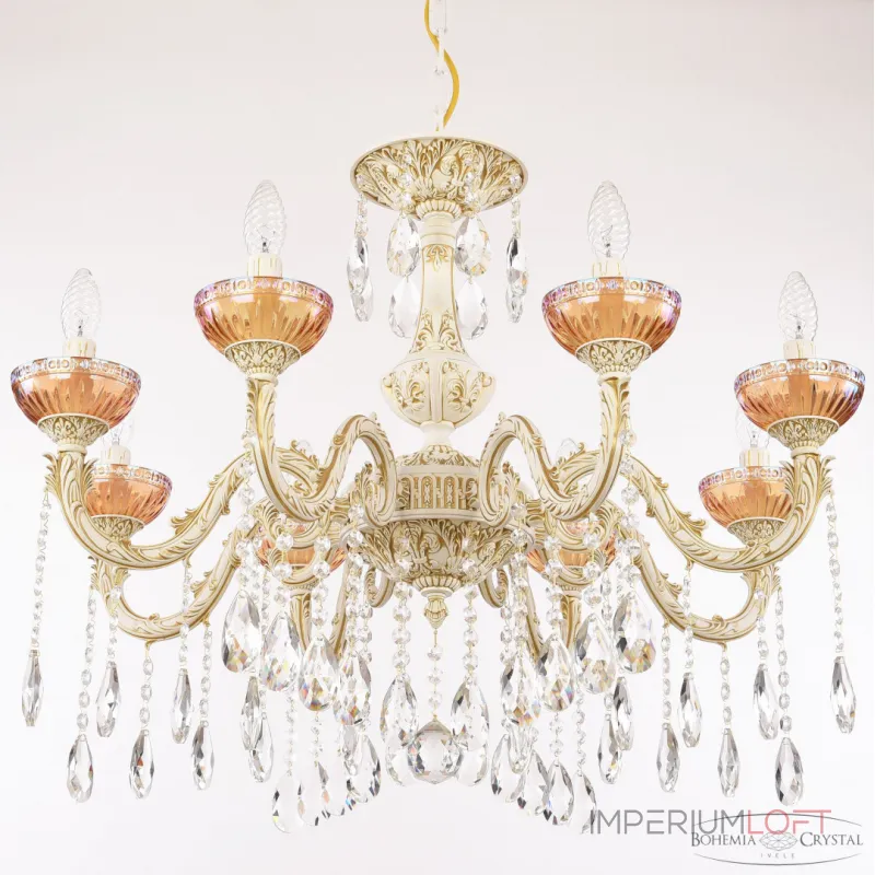 Подвесная люстра Bohemia Ivele Crystal AL7901 AL79101/8/250 A WMG P Shampan/M-1G Подвесная люстра Bohemia Ivele Crystal AL7901 AL79101/8/250 A WMG P Shampan/M-1G