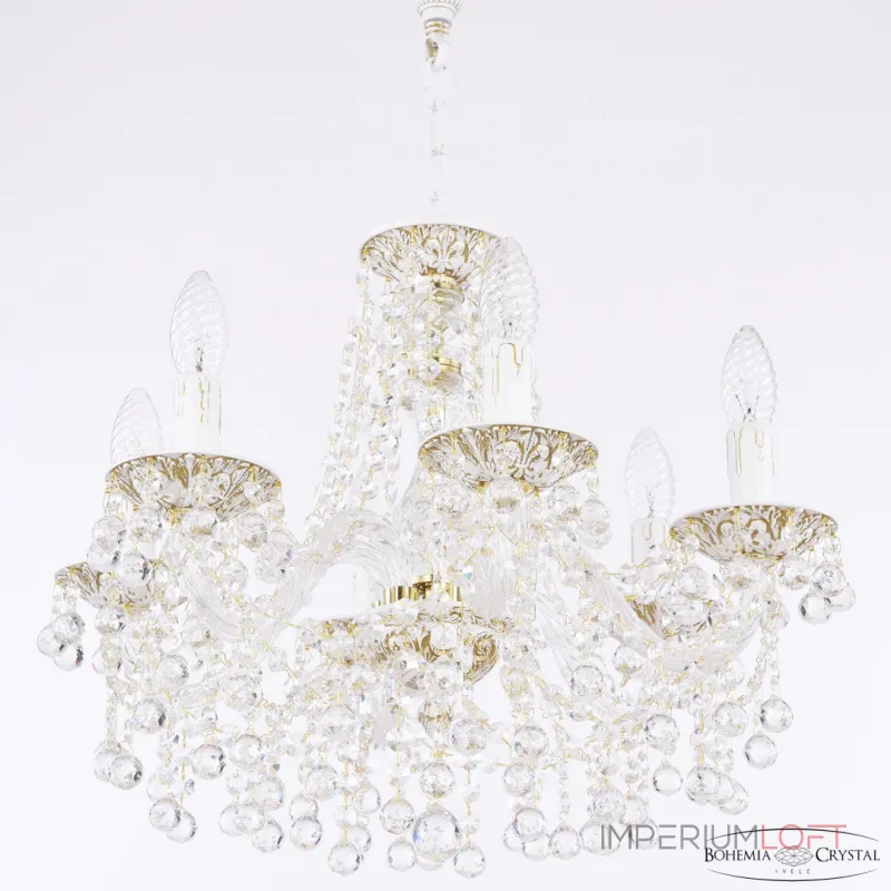 Подвесная люстра Bohemia Ivele Crystal AL1609 AL16309/6/160 WMG Подвесная люстра Bohemia Ivele Crystal AL1609 AL16309/6/160 WMG