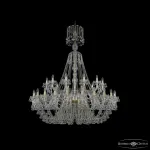 Подвесная люстра Bohemia Ivele Crystal 1409 1409/24+12/530/XL-170 G