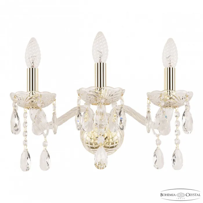 Бра Bohemia Ivele Crystal 107 107B/3/165 G от ImperiumLoft
