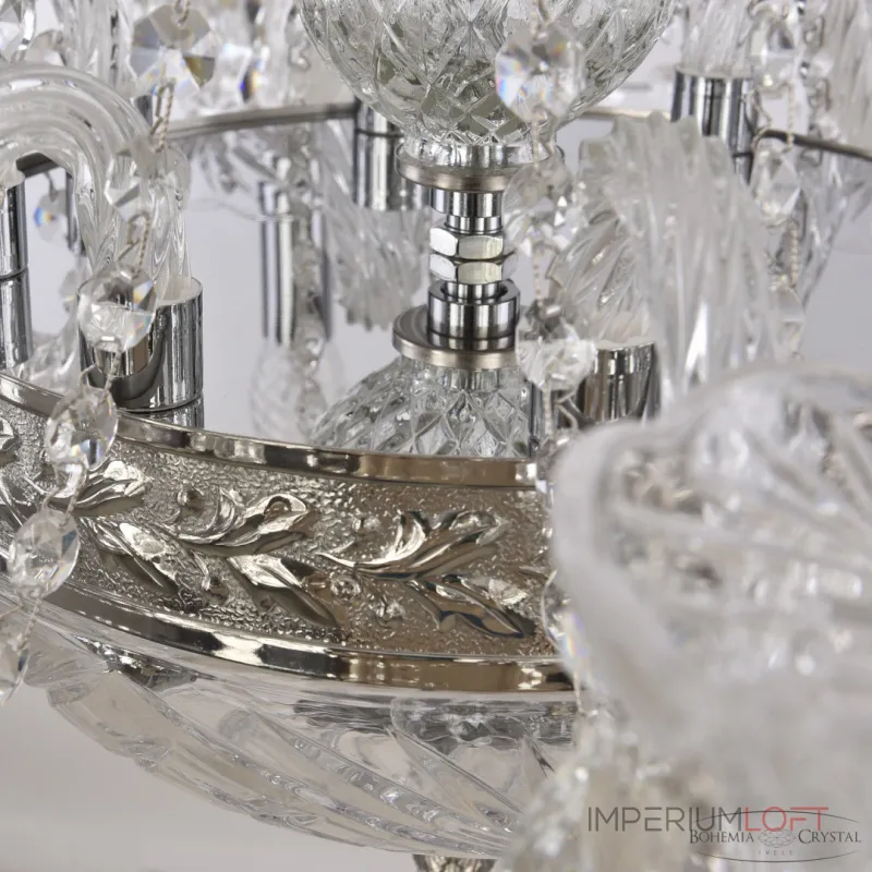 Подвесная люстра Bohemia Ivele Crystal 1451 1451/8/160/250 Ni Подвесная люстра Bohemia Ivele Crystal 1451 1451/8/160/250 Ni