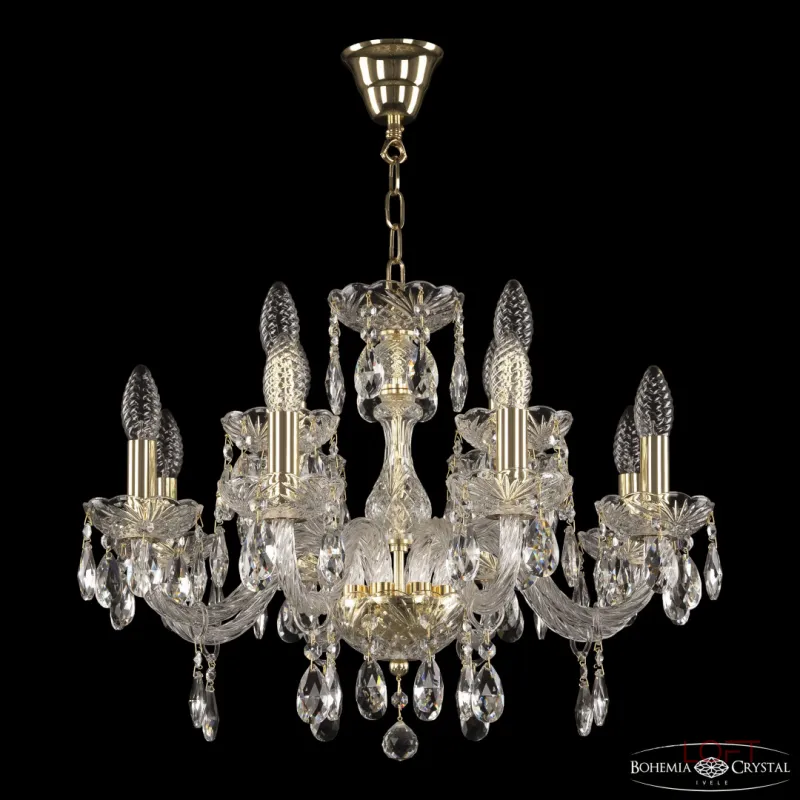 Подвесная люстра Bohemia Ivele Crystal 117 117/8+4/195 G