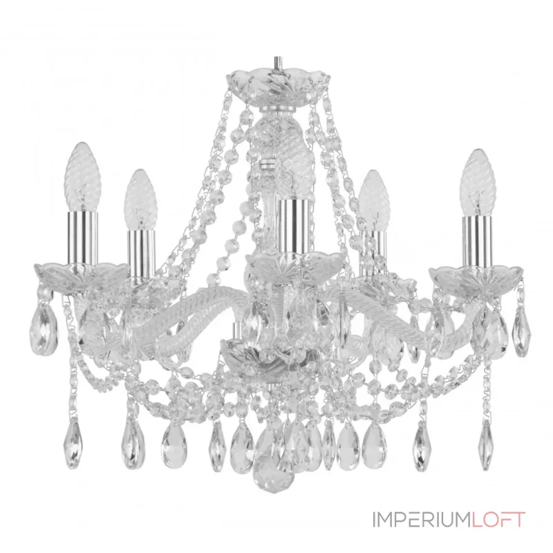 Подвесная люстра Bohemia Ivele Crystal 107 107/5/165 Ni
