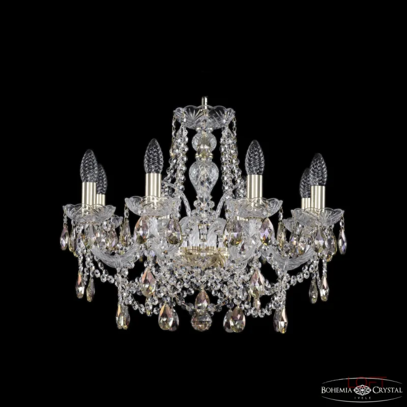 Подвесная люстра Bohemia Ivele Crystal 1411 1411/8/195 G K801