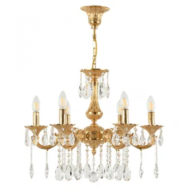 Подвесная люстра Bohemia Ivele Crystal AL77 AL77101/6/175 A G Подвесная люстра Bohemia Ivele Crystal AL77 AL77101/6/175 A G