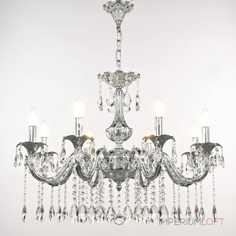 Подвесная люстра Bohemia Ivele Crystal AL7901 AL79101/8/250 A Ni Подвесная люстра Bohemia Ivele Crystal AL7901 AL79101/8/250 A Ni