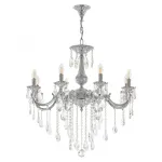 Подвесная люстра Bohemia Ivele Crystal AL7801 AL78101/8/250 B Ni
