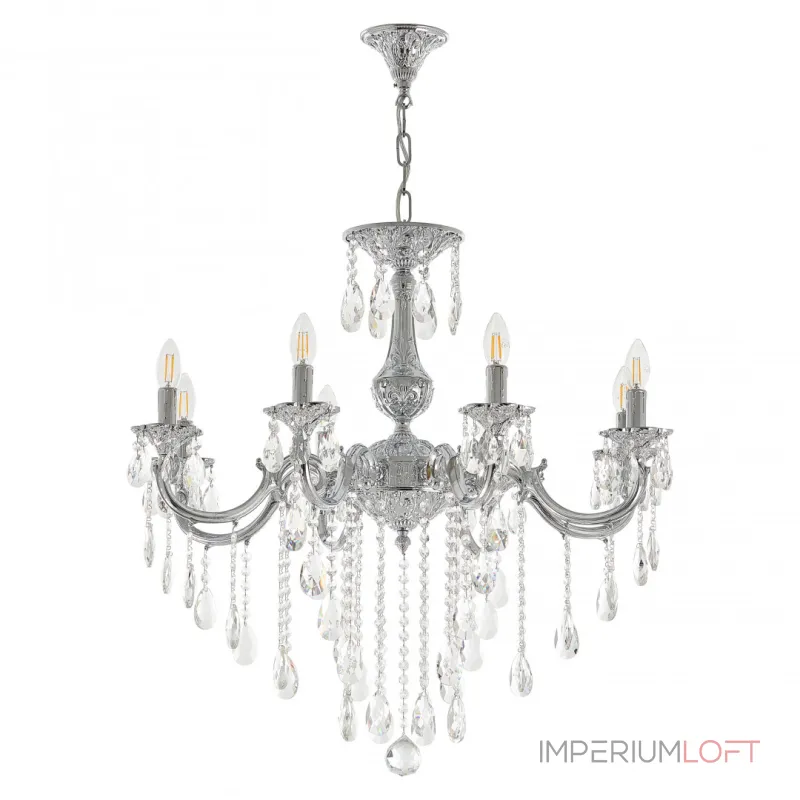 Подвесная люстра Bohemia Ivele Crystal AL7801 AL78101/8/250 B Ni
