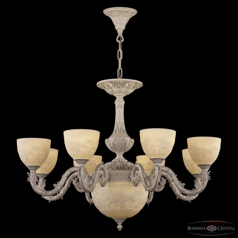 Подвесная люстра Bohemia Ivele Crystal AL7901 AL79101P/8/250 WMN P1 U Horse