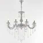 Подвесная люстра Bohemia Ivele Crystal AL7801 AL78101/8/250 B Ni