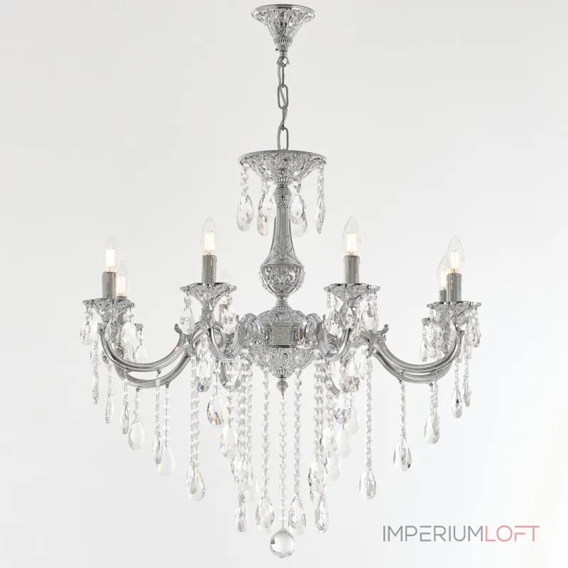 Подвесная люстра Bohemia Ivele Crystal AL7801 AL78101/8/250 B Ni