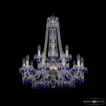 Подвесная люстра Bohemia Ivele Crystal 1410 1410/10+5/240/h-75 G V3001 Подвесная люстра Bohemia Ivele Crystal 1410 1410/10+5/240/h-75 G V3001