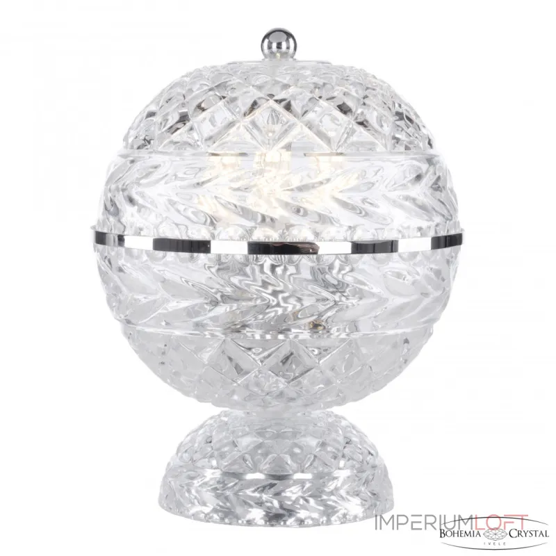 Настольная лампа Bohemia Ivele Crystal 5480 5480L/17 Ni Clear/M-1F Настольная лампа Bohemia Ivele Crystal 5480 5480L/17 Ni Clear/M-1F