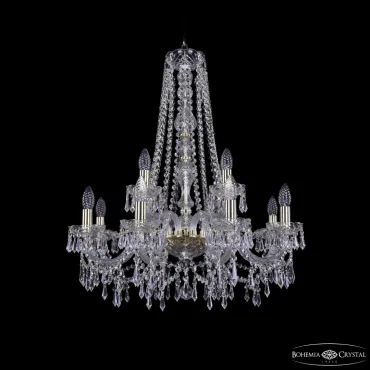 Подвесная люстра Bohemia Ivele Crystal 1403 1403/8+4/240/h-76 G