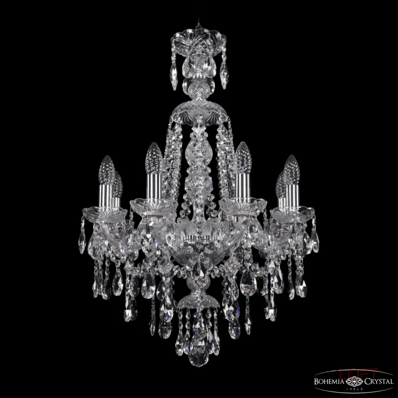 Подвесная люстра Bohemia Ivele Crystal 1415 1415/8/165/XL-70 Ni Подвесная люстра Bohemia Ivele Crystal 1415 1415/8/165/XL-70 Ni