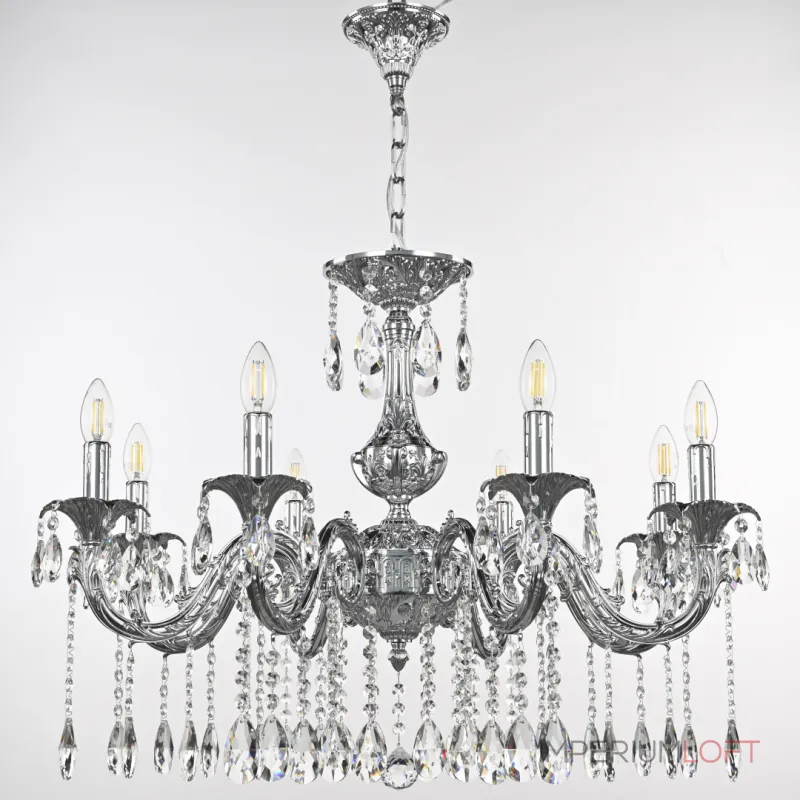 Подвесная люстра Bohemia Ivele Crystal AL7901 AL79101/8/250 A Ni Подвесная люстра Bohemia Ivele Crystal AL7901 AL79101/8/250 A Ni