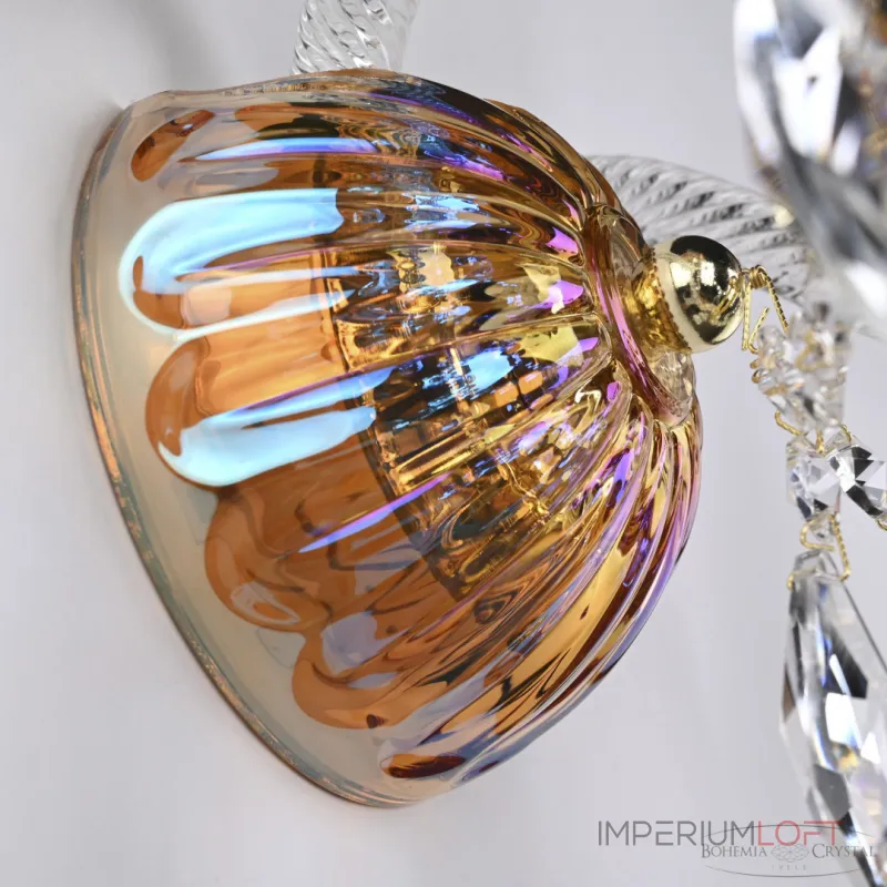 Бра Bohemia Ivele Crystal 5413 5413B/2/165 G Shampan/M-1H