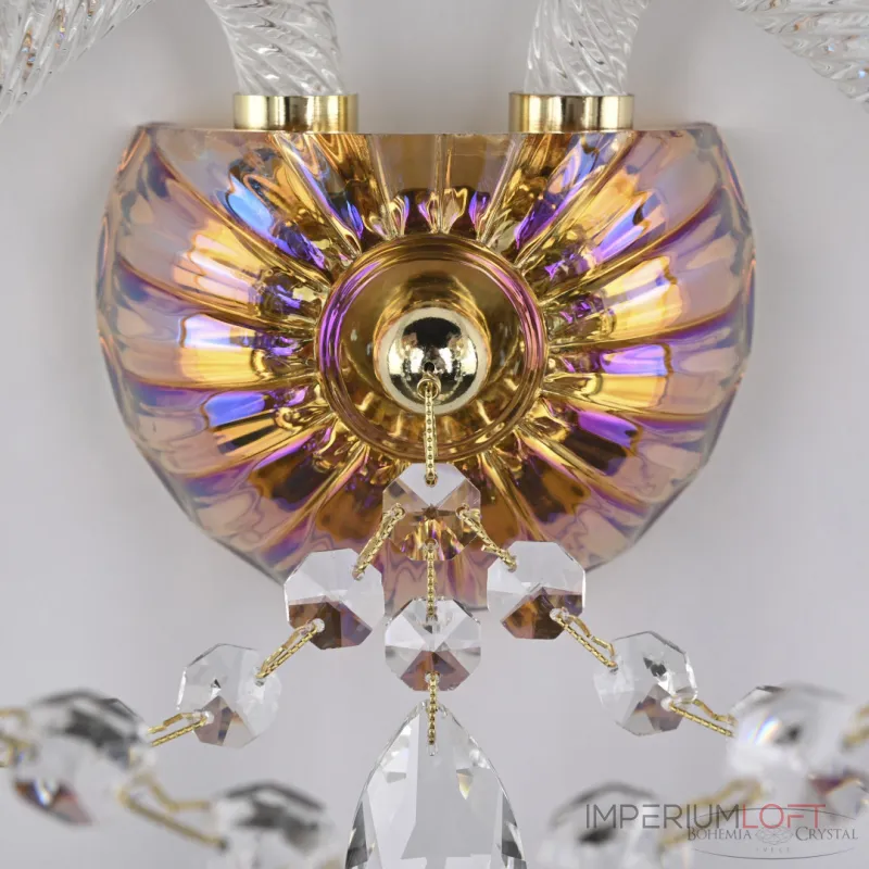 Бра Bohemia Ivele Crystal 5413 5413B/2/165 G Shampan/M-1H