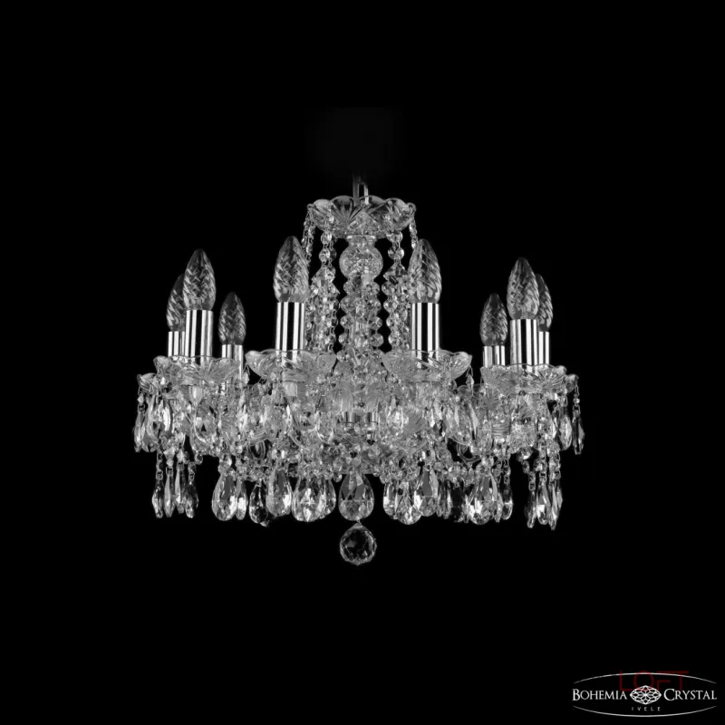 Подвесная люстра Bohemia Ivele Crystal 1413 1413/10/165 Ni Подвесная люстра Bohemia Ivele Crystal 1413 1413/10/165 Ni