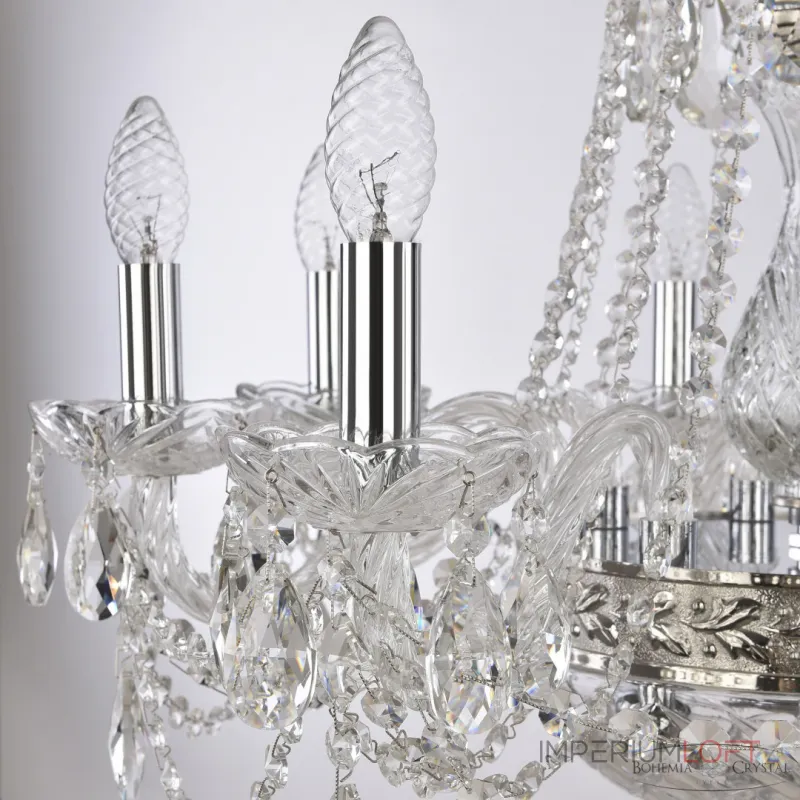 Подвесная люстра Bohemia Ivele Crystal 1451 1451/8/160/250 Ni Подвесная люстра Bohemia Ivele Crystal 1451 1451/8/160/250 Ni