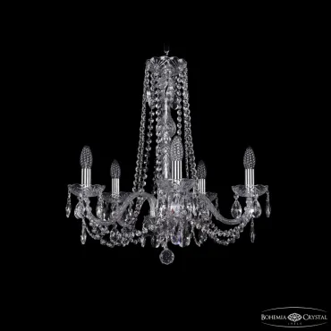 Подвесная люстра Bohemia Ivele Crystal 1402 1402/5/195/h-58 Ni