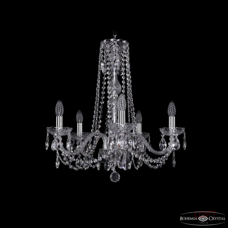 Подвесная люстра Bohemia Ivele Crystal 1402 1402/5/195/h-58 Ni