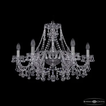Люстра Bohemia Ivele Crystal 1409 1409/6/240 Ni